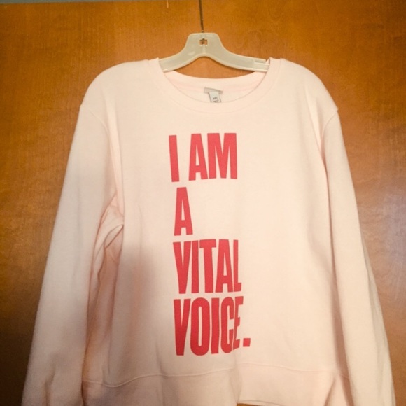 a new day Tops - Vital voice sweatshirt, NWOT.